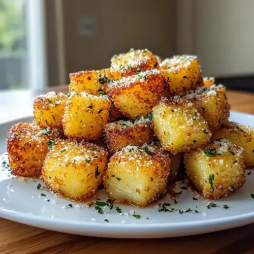 Golden Parmesan Crunch Potatoes