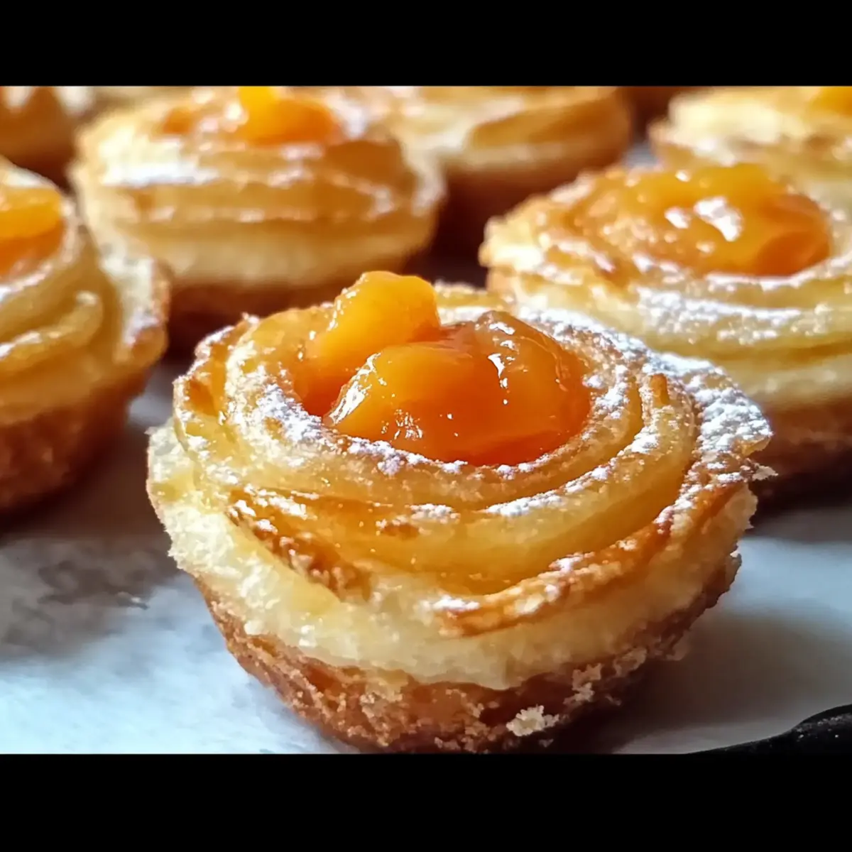Peach Pie Cruffins