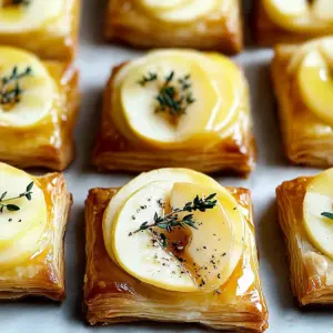 Apple and Brie Puff Pastry Bites