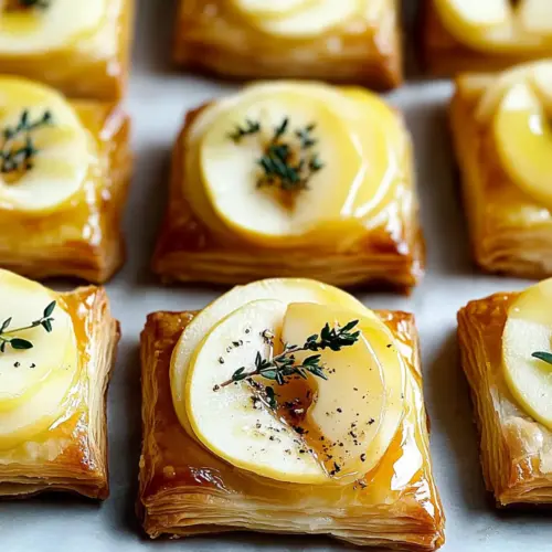 Apple and Brie Puff Pastry Bites
