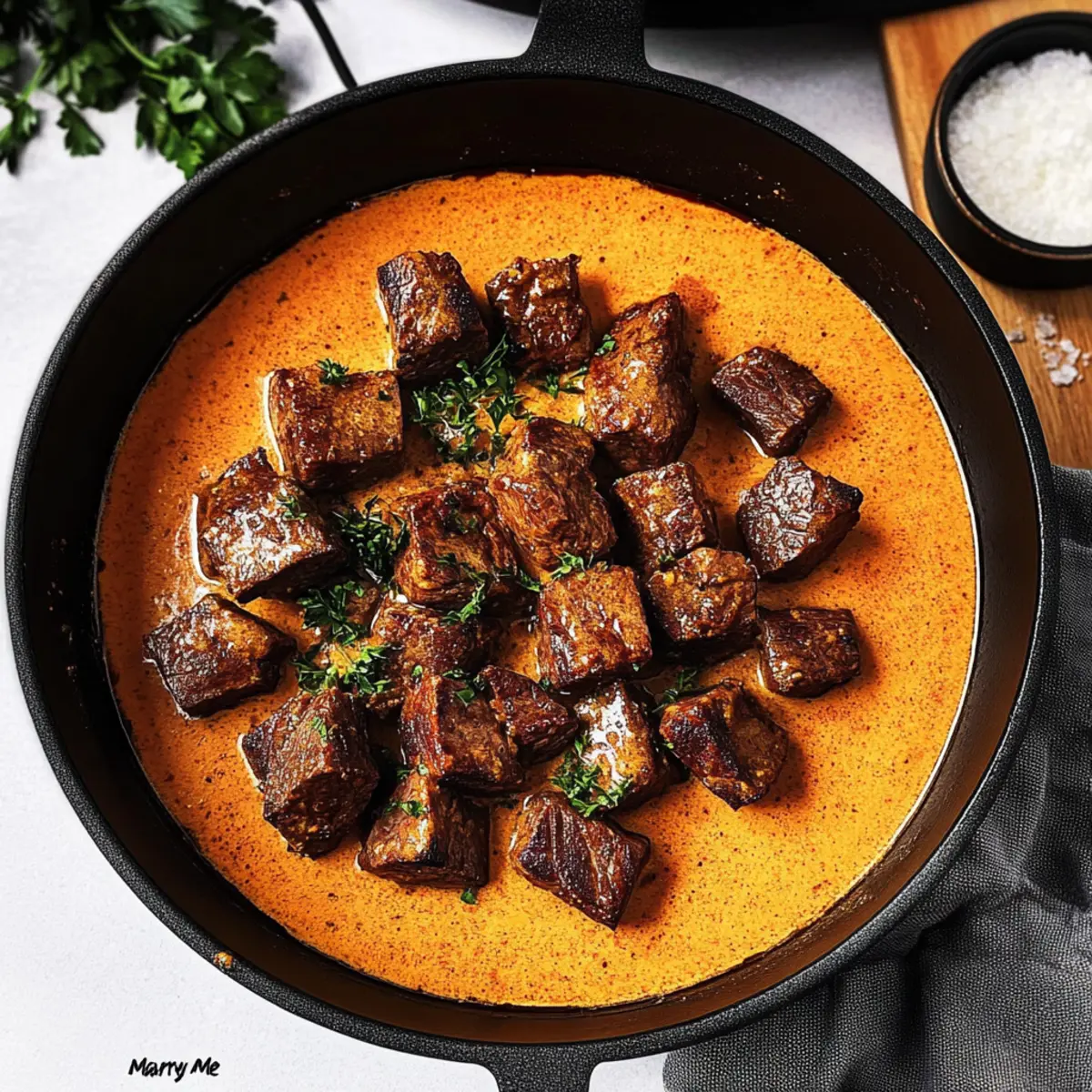 Creamy Tuscan “Marry Me” Steak Bites