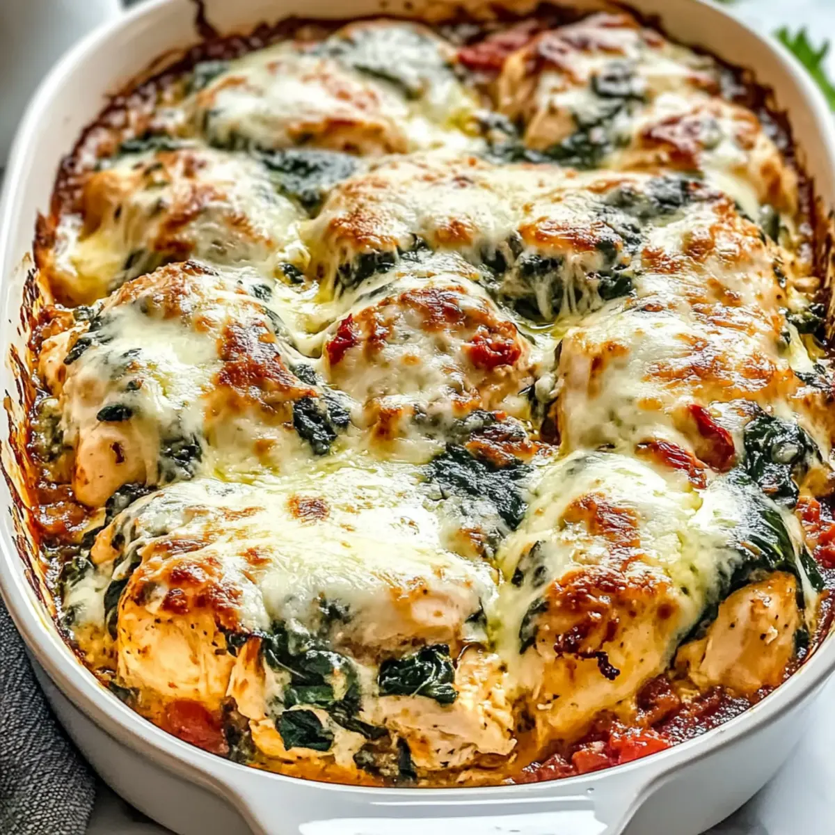 Baked Tuscan Chicken Casserole