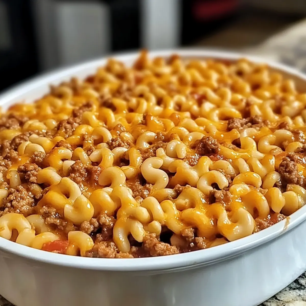 Cheesy Baked Goulash