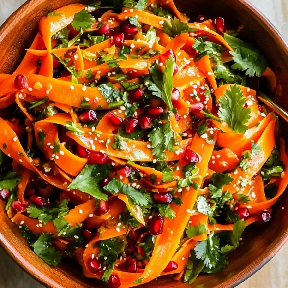 Carrot Salad with Citrus Miso-Ginger Dressing